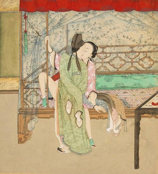 Unknown Artist, Chinese - Amorous Scene, 19th Century